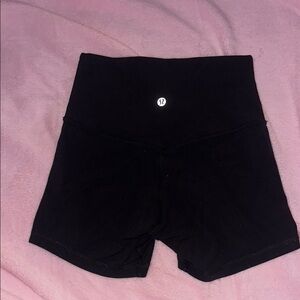 Lululemon Athletica Black 3” High Waist Align Shorts Size 4